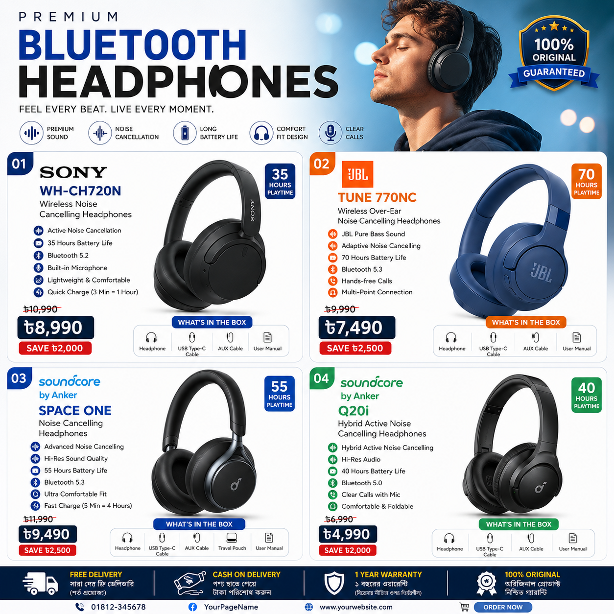 Bluetooth Headphone